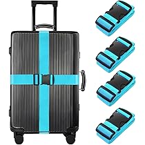 ワンピース HUECLOSET Moby Linen Nasi Flare Long One Piece (Belt Set) Amazon.com: BILIONE 4 Pack Luggage Straps 79